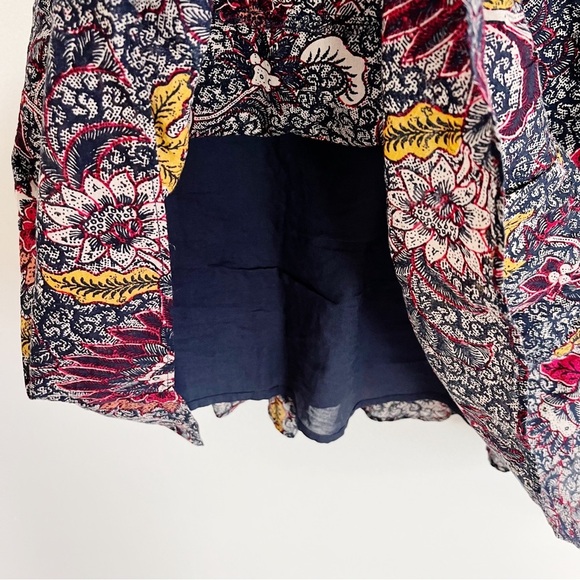 BOGO! Madewell Bali Blooms Baltic Block Print Cotton Dress XS - Picture 6 of 10